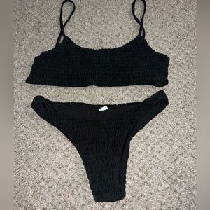 Black bathing suit